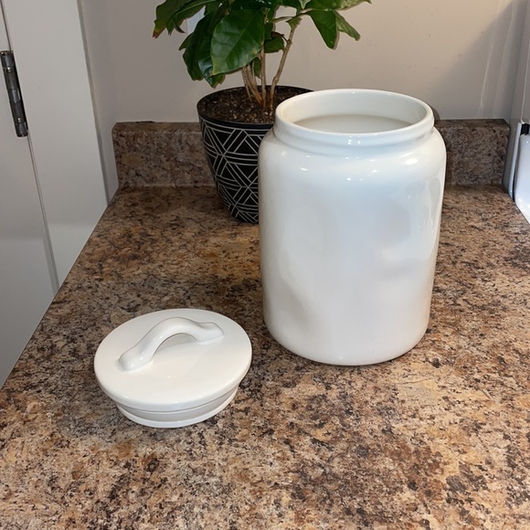 Rae Dunn Treats Please Large White Canister - Picture 3 of 3